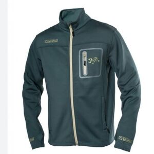 Men's Green Softshell Jacket Fishing Jacket